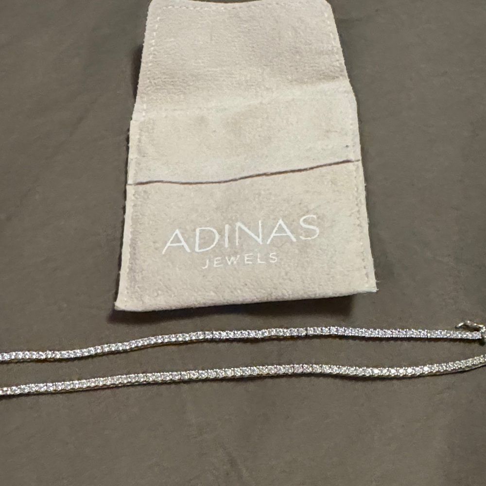 Adina's Jewels CZ Tennis Necklace, Bracelet & studs